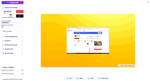 Screenshot of Snapcraft